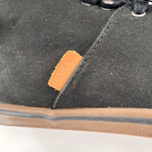 Vans Sneakers Womens Sz 10 Black Camryn Slim‎ Canvas Chukka Mid Top Skate Shoes - Picture 6 of 8